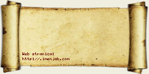 Andrijana Hrnjaković vizit kartica